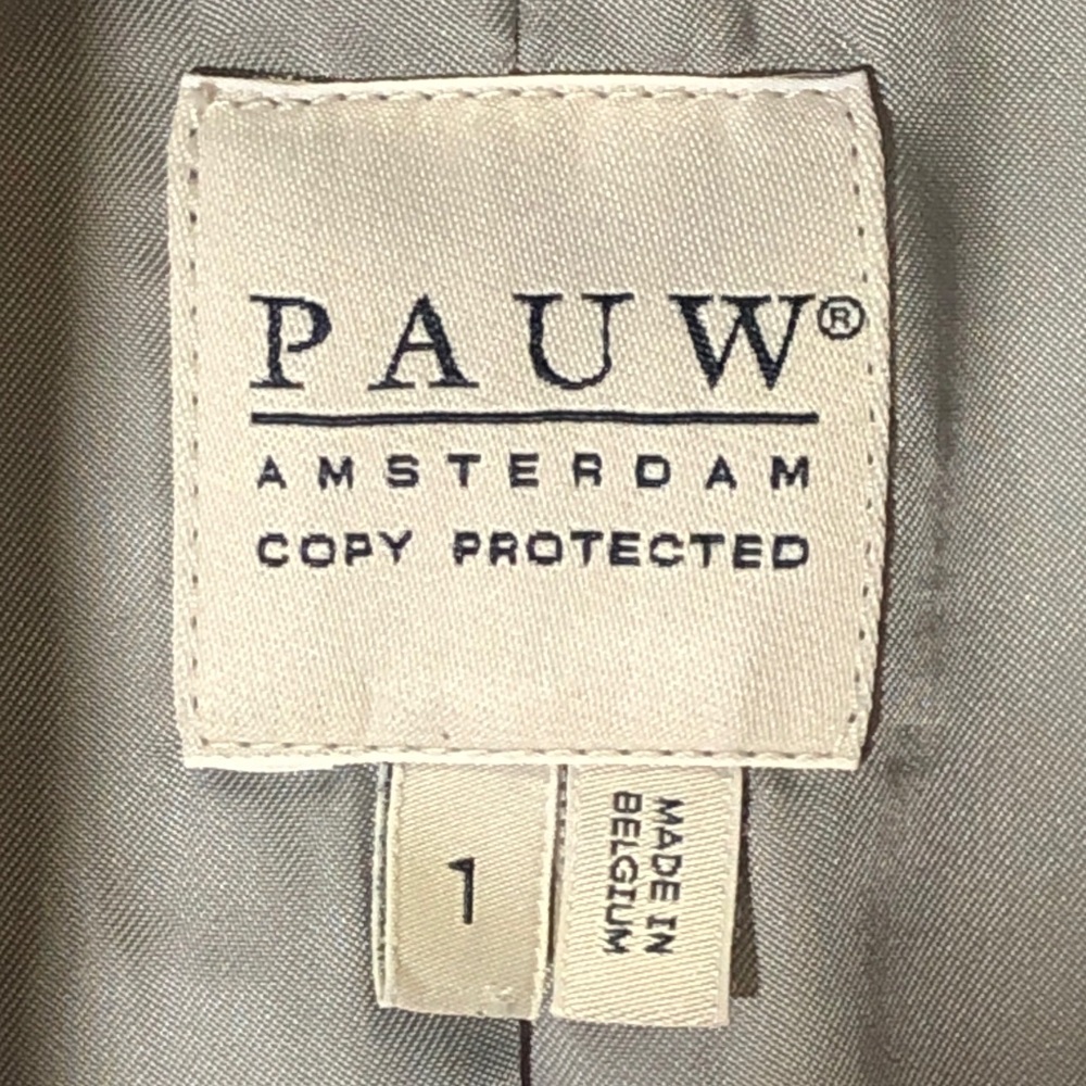 PAUW White Women’s Military-Inspired Double-Breasted Blazer, Size 1 - Picture 2 of 8